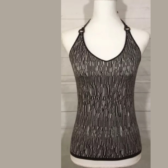 MICHAEL KORS Safari print halter top beaded NWT - Picture 5 of 7
